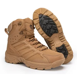 Bottes de randonnée tactiques brun coyote