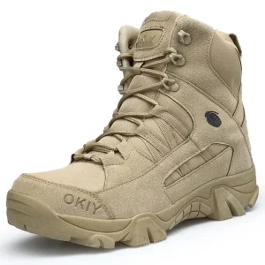 Bottes de randonnée tactiques légères sable désert