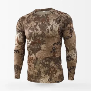 Chemise de pêche camo à manches longues Kryptek Highlander