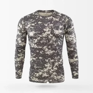 Chemise tactique manches longues camouflage numérique