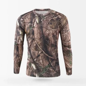 Chemise de chasse camouflage manches longues